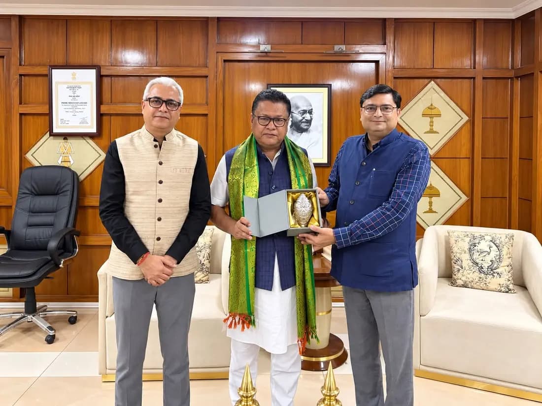 University Leadership Meets Hon’ble Education Minister Dr. Ranoj Pegu